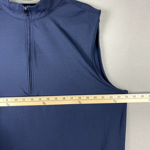 Straight Down Cypress Vest Mens XL Blue Golf Performance Sleeveless Soft Casual - Picture 4 of 13